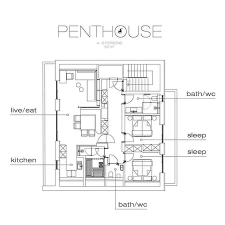 Loft In The Alps Penthouse